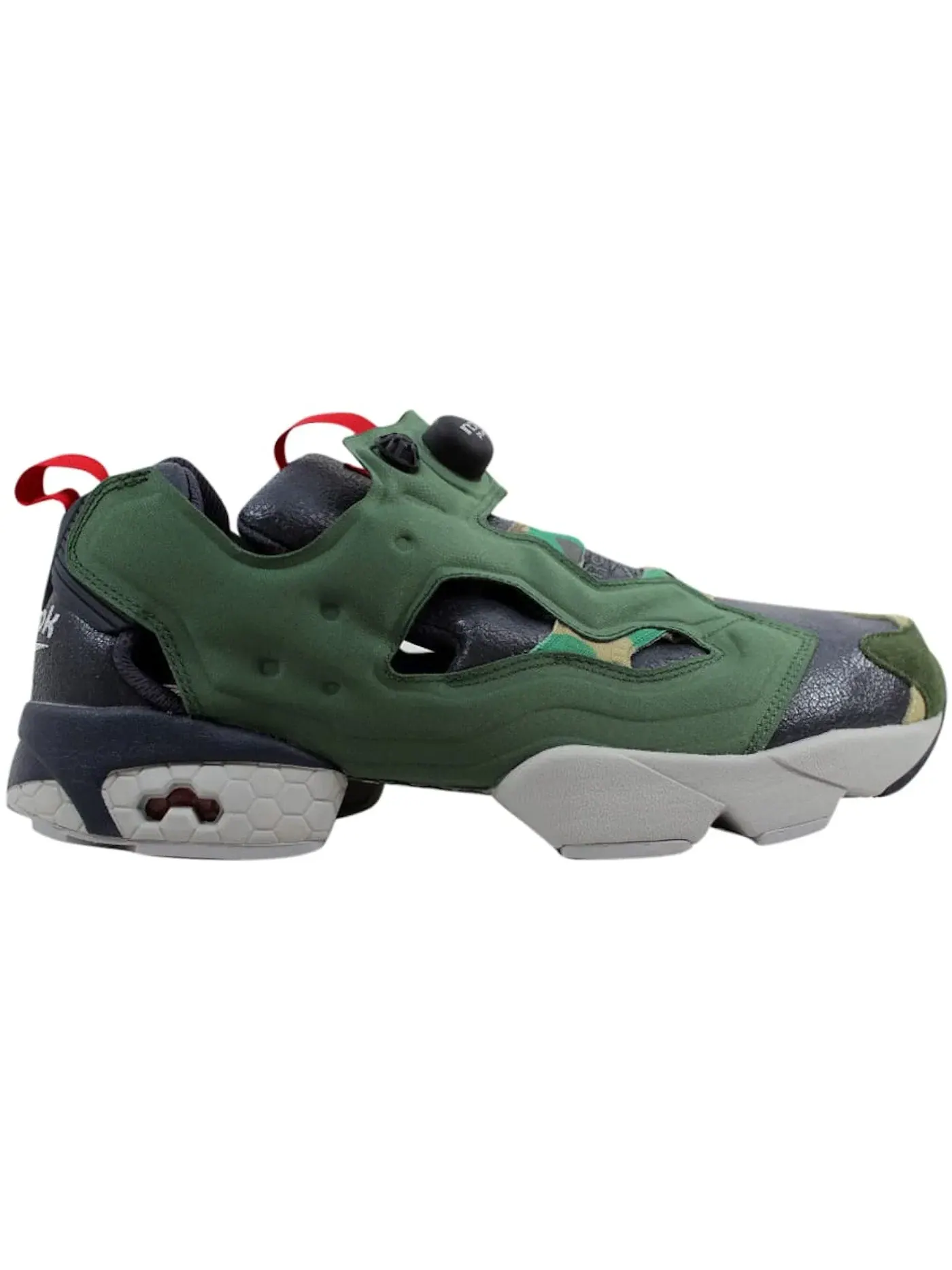 Кроссовки мужские Reebok Instapump Fury OG VP, Lifestyle — изображение 1 из 1, черный/зеленый-серый