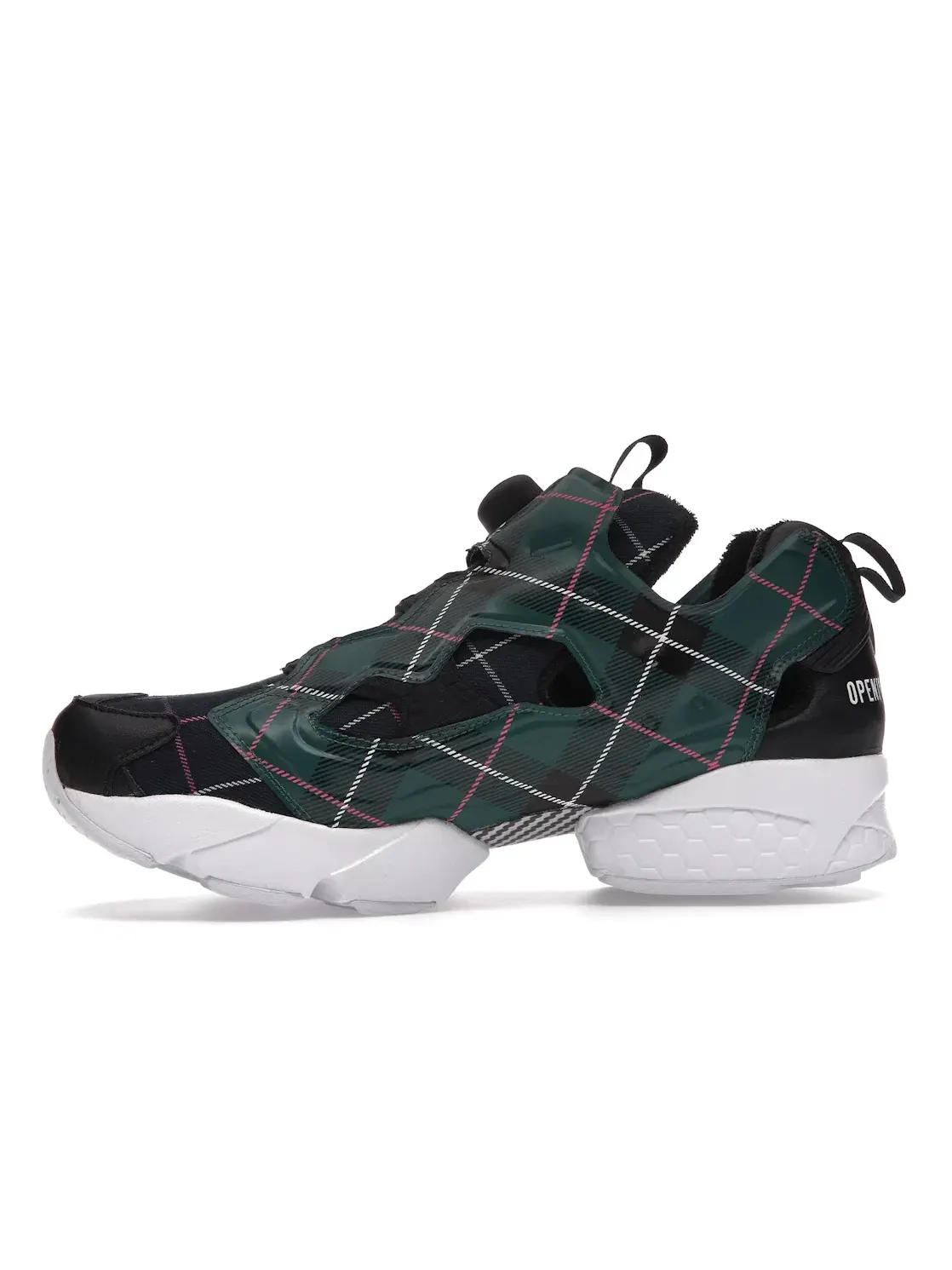 Кроссовки Reebok Instapump Fury, Lifestyle — изображение 3 из 4, зеленый/синий-черный