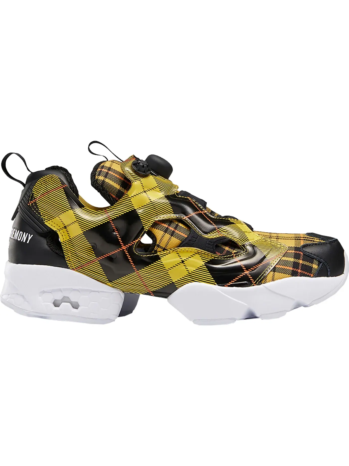 Кроссовки мужские Reebok Instapump Fury Opening Ceremony Plaid — изображение 1 из 1, желтый/черный
