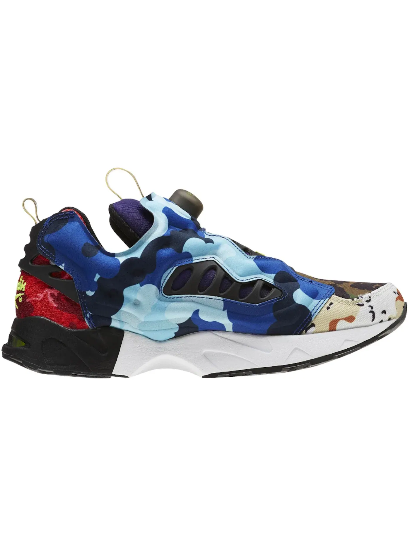 Кроссовки мужские Reebok Instapump Fury Road CC, lifestyle — изображение 1 из 1, черный желтый белый