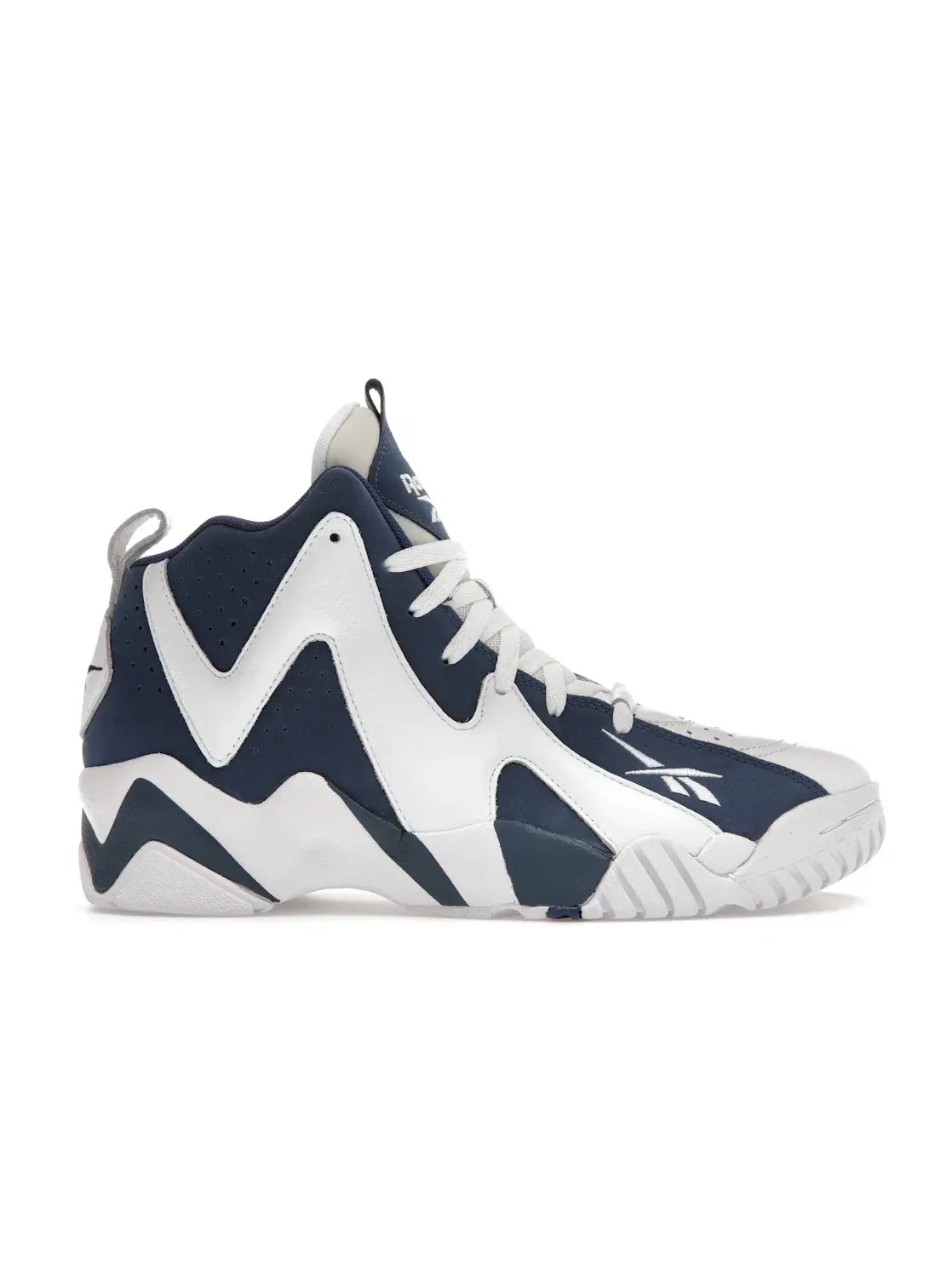 Кроссовки мужские Reebok Kamikaze II Lifestyle — изображение 1 из 4, белые с синим