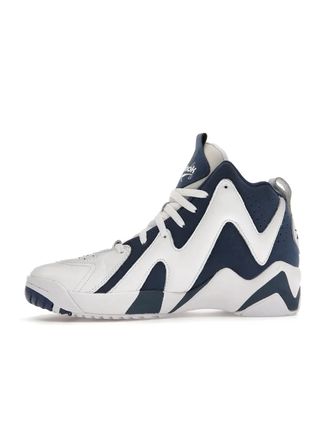 Кроссовки мужские Reebok Kamikaze II Lifestyle — изображение 3 из 4, белые с синим