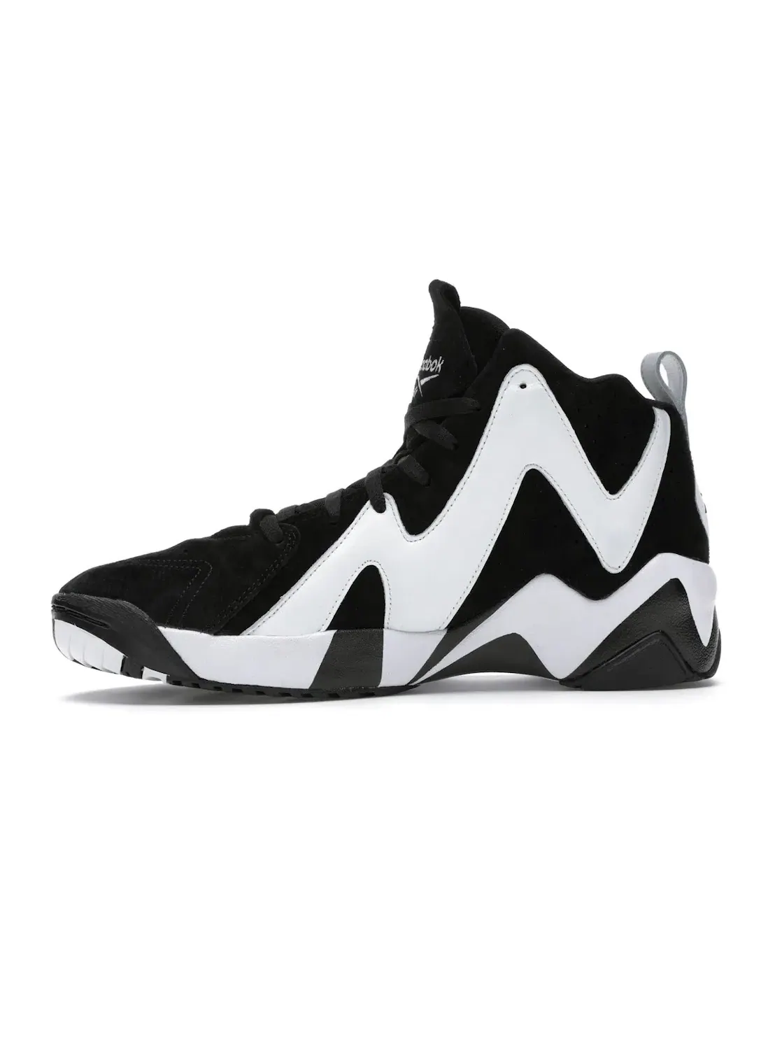 Кроссовки мужские Reebok Kamikaze II, с зигзагообразным принтом — изображение 3 из 4, черный/белый-черный