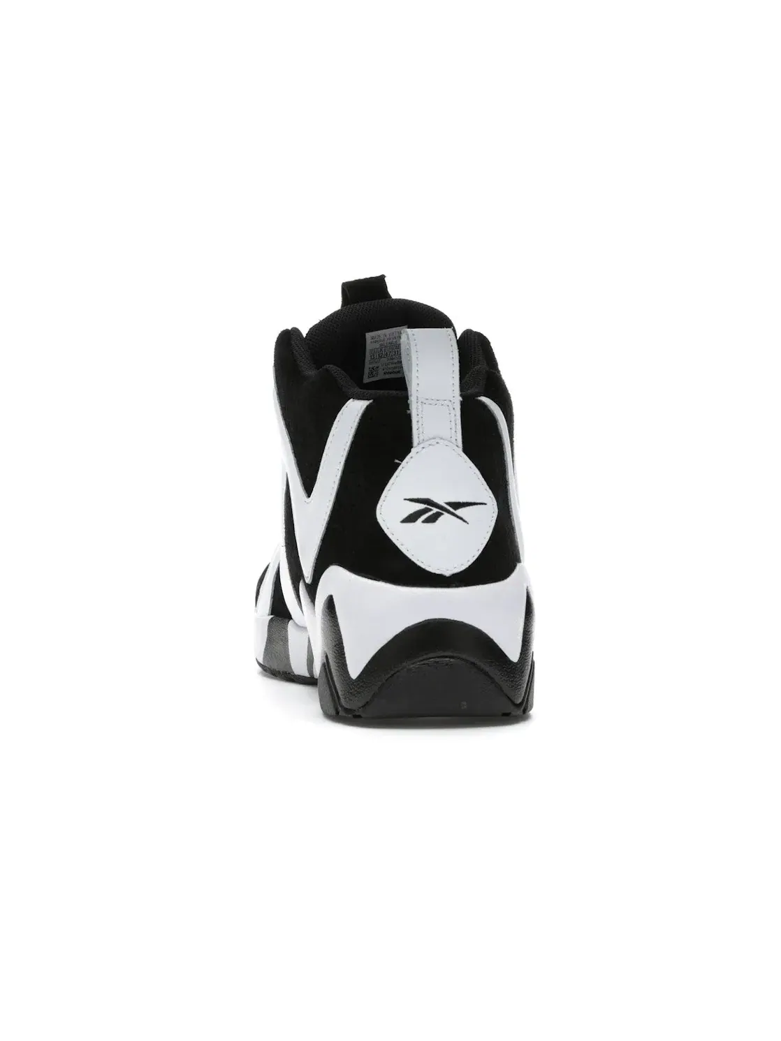 Кроссовки мужские Reebok Kamikaze II, с зигзагообразным принтом — изображение 4 из 4, черный/белый-черный