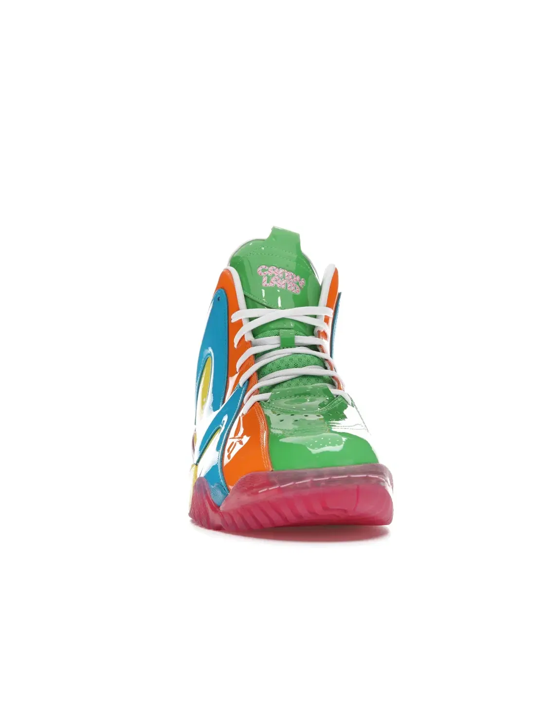 Кроссовки мужские высокие Reebok Kamikaze II, с принтом Candy Land — изображение 2 из 4