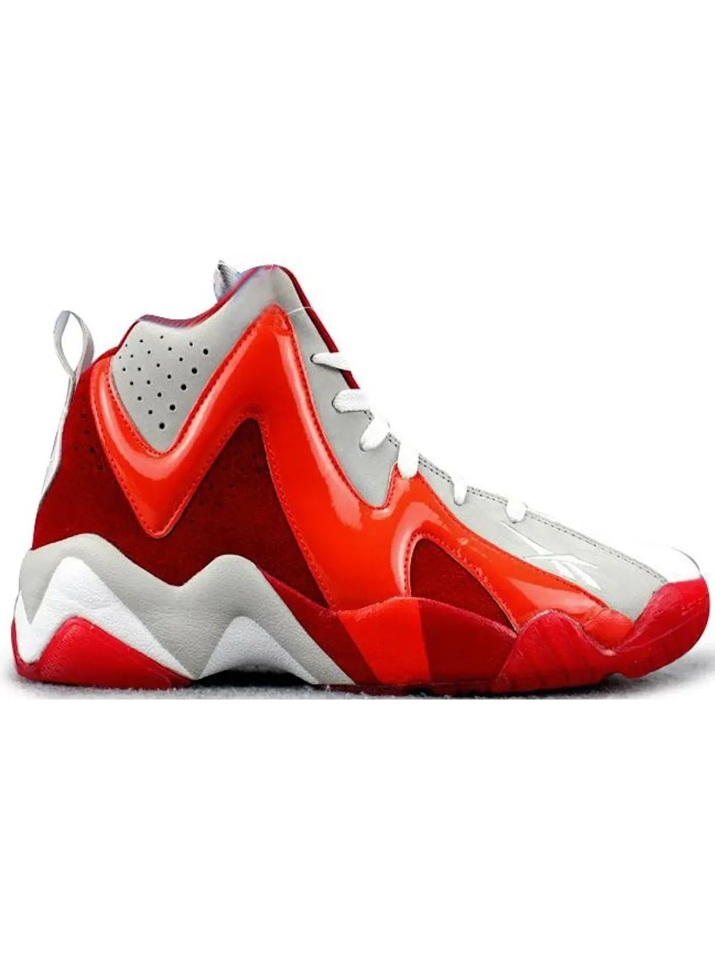 Кроссовки мужские Reebok Kamikaze II Ghost of Christmas Past — изображение 1 из 1, белый/серый-красный