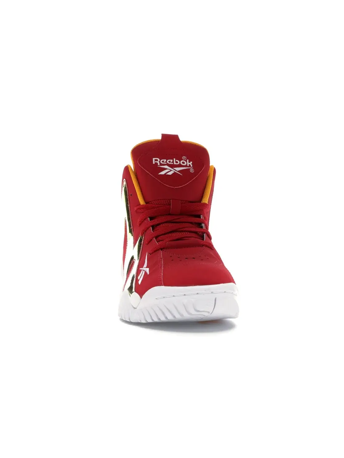 Кроссовки мужские Reebok Kamikaze II, с принтом — изображение 2 из 4, красный/золотистый/белый