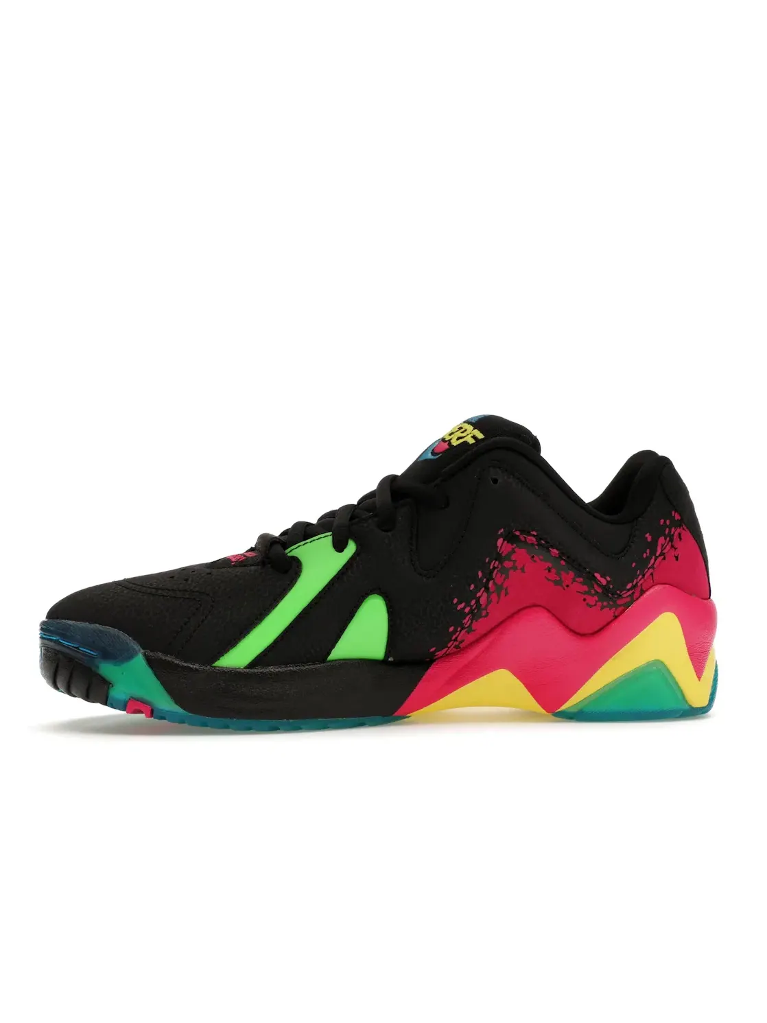 Кроссовки мужские Reebok Lifestyle Kamikaze II Low, вдохновленные Nerf — изображение 3 из 4, черный/розовый