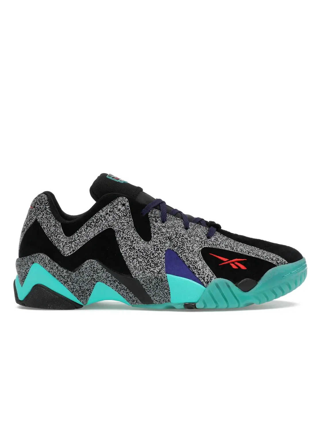Кроссовки мужские Reebok Kamikaze II Low Lifestyle Nice Kicks NBA Jam — изображение 1 из 4, черный/серый/фиолетовый