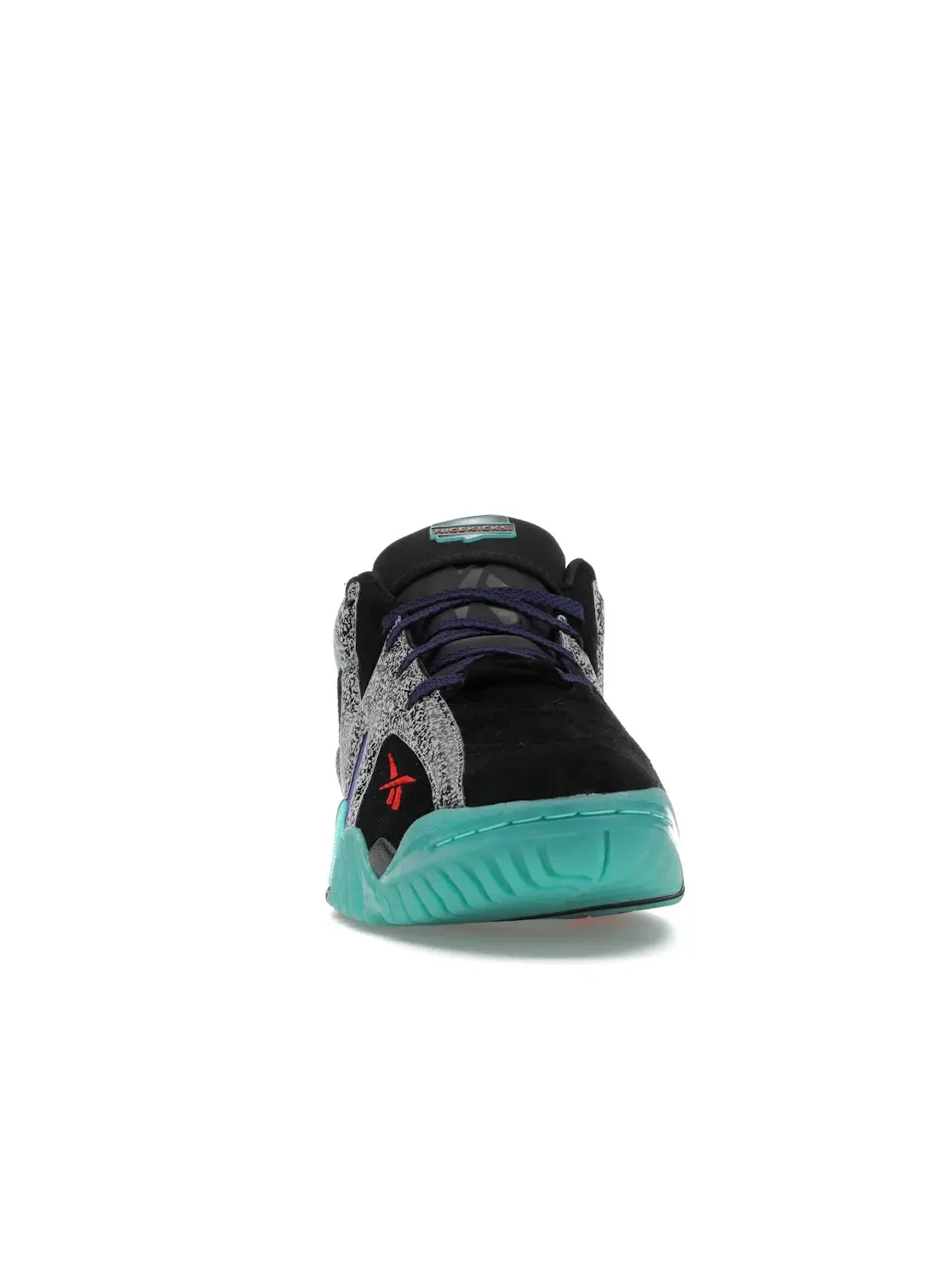 Кроссовки мужские Reebok Kamikaze II Low Lifestyle Nice Kicks NBA Jam — изображение 2 из 4, черный/серый/фиолетовый