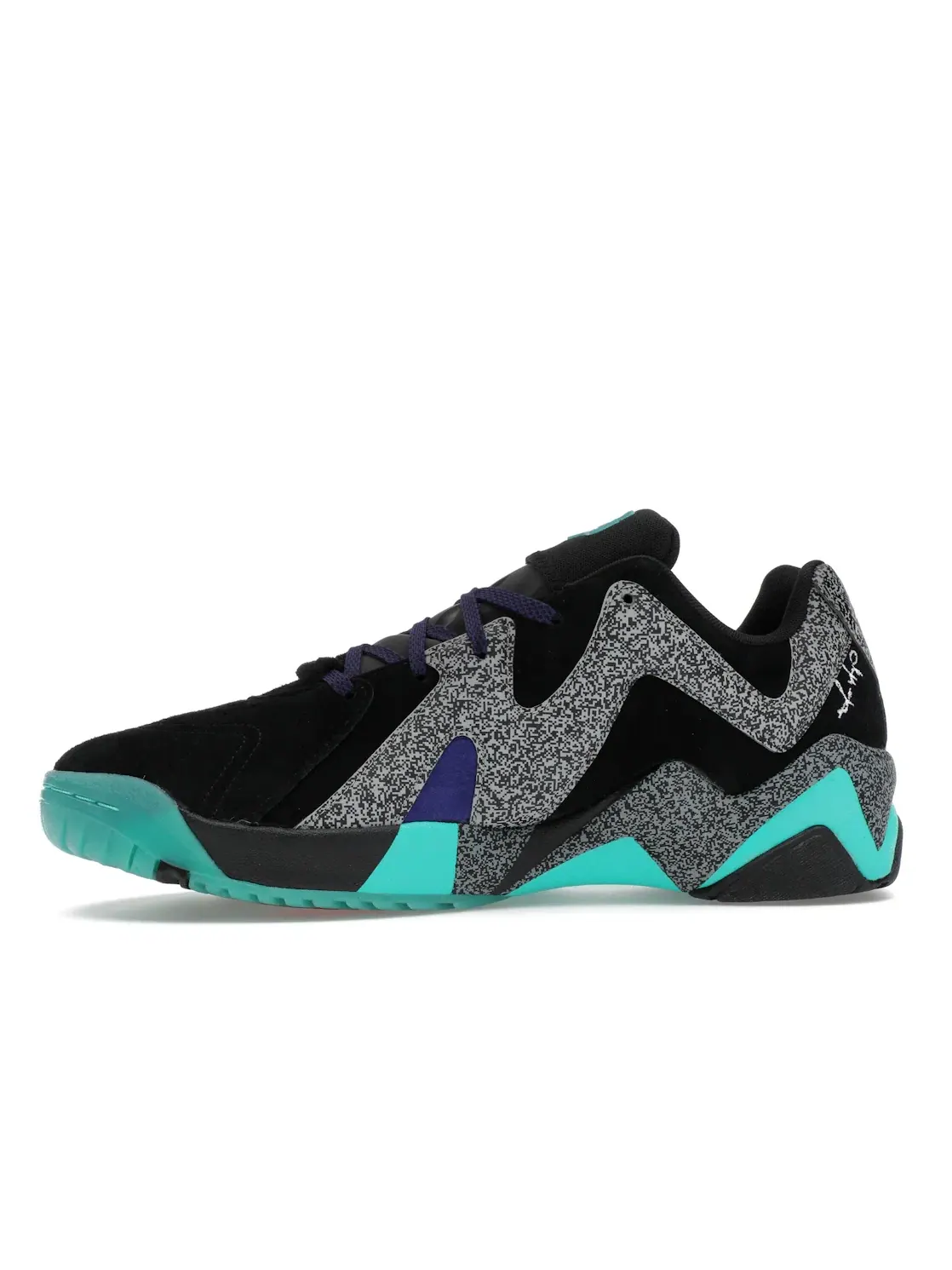 Кроссовки мужские Reebok Kamikaze II Low Lifestyle Nice Kicks NBA Jam — изображение 3 из 4, черный/серый/фиолетовый