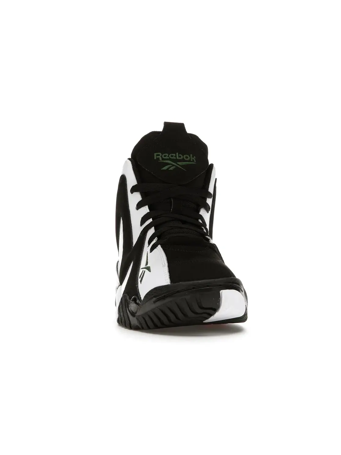 Баскетбольные кроссовки Reebok Kamikaze II, ретро-дизайн — изображение 2 из 4, черный/белый-зеленый