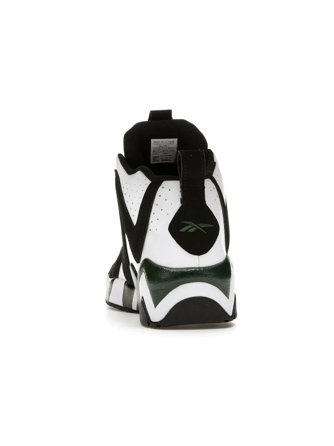 Баскетбольные кроссовки Reebok Kamikaze II, ретро-дизайн — изображение 4 из 4, черный/белый-зеленый