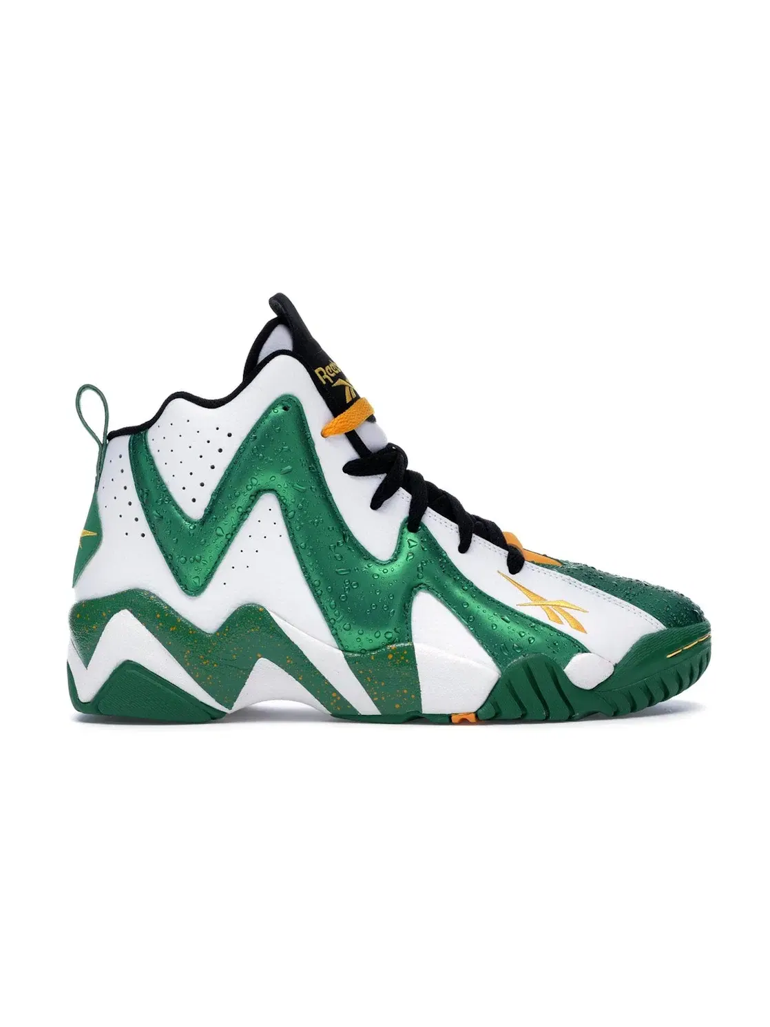 Кроссовки Reebok Kamikaze II Lifestyle White/Green-Yellow-Black — изображение 1 из 4