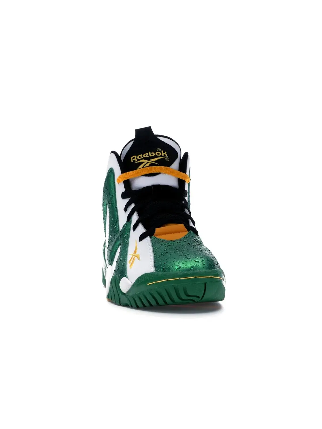 Кроссовки Reebok Kamikaze II Lifestyle White/Green-Yellow-Black — изображение 2 из 4