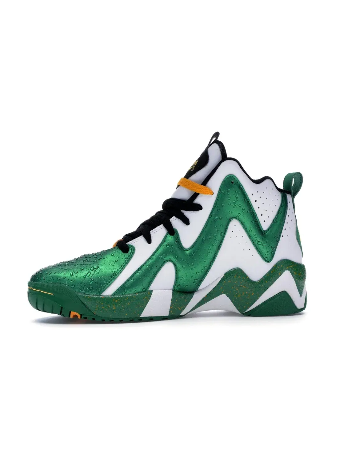 Кроссовки Reebok Kamikaze II Lifestyle White/Green-Yellow-Black — изображение 3 из 4