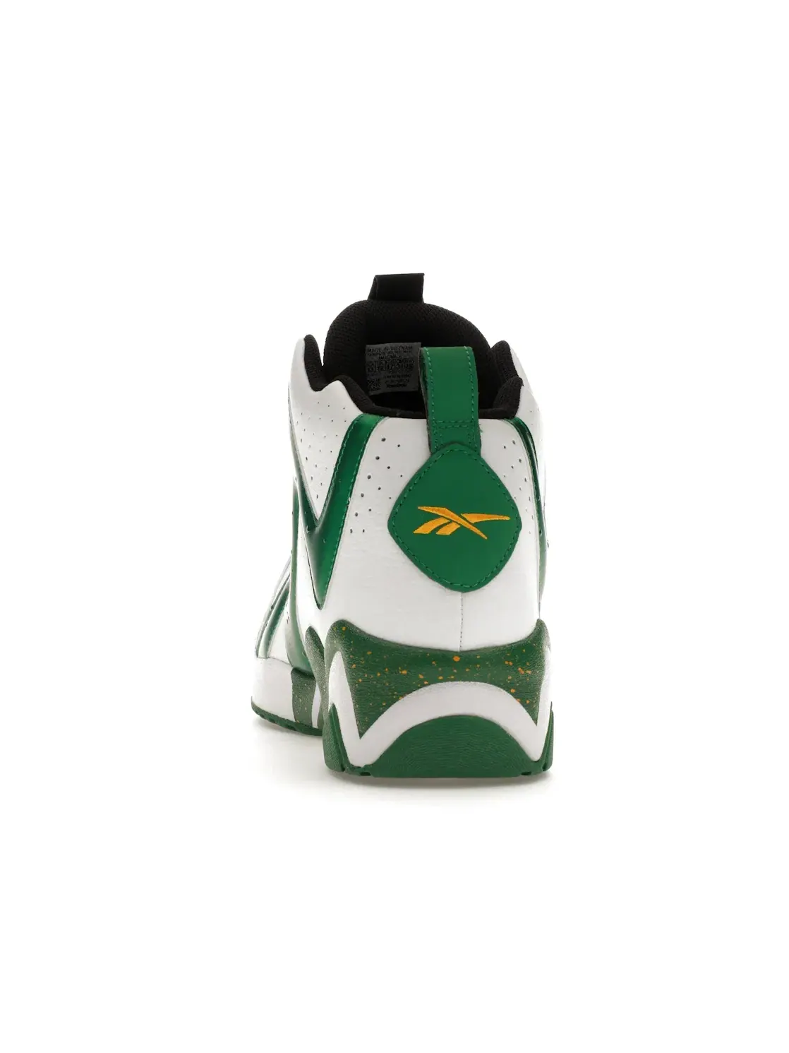 Кроссовки мужские Reebok Hurrikaze II Lifestyle, повседневные — изображение 4 из 4, зеленый/белый/черный
