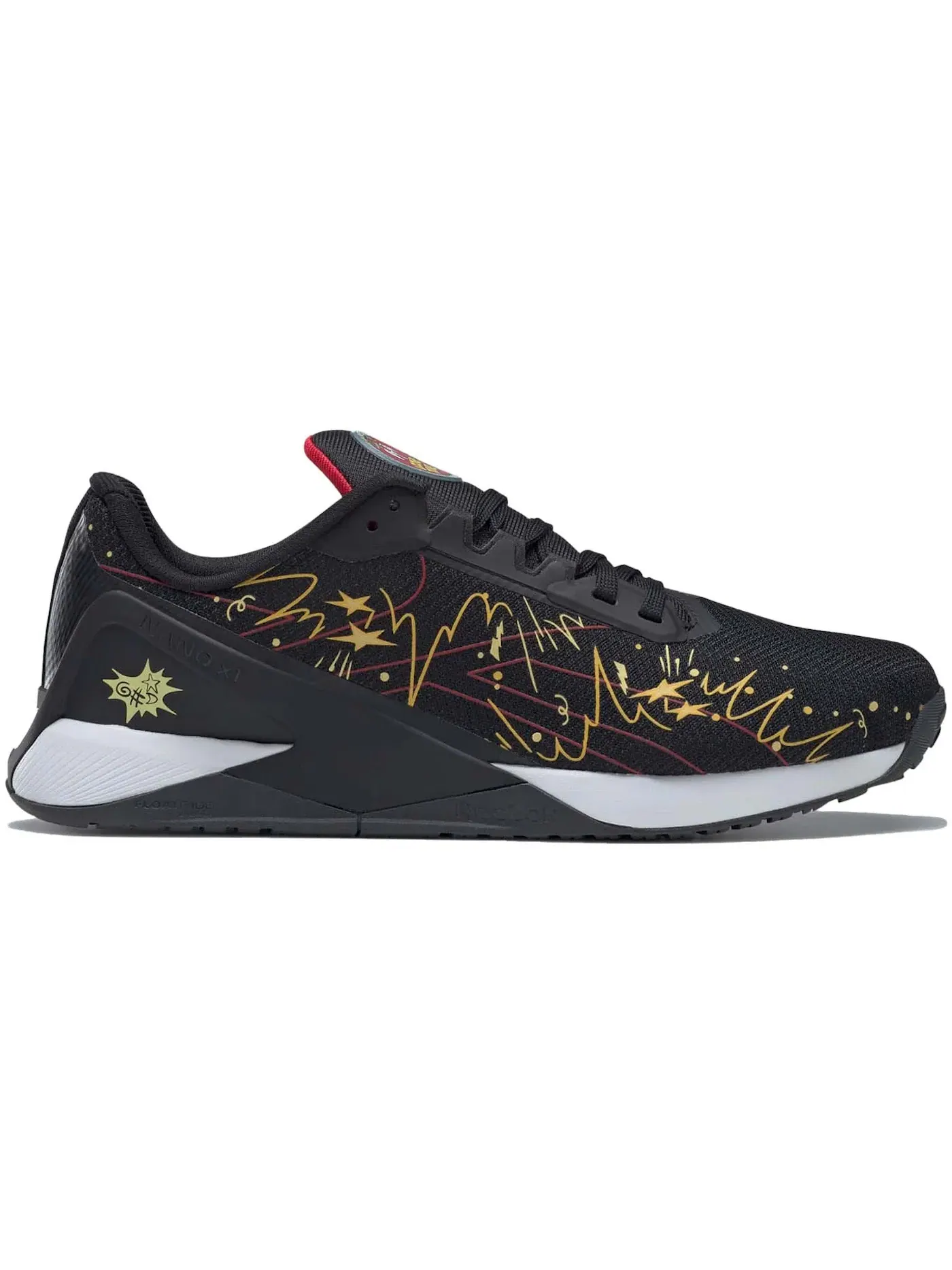 Кроссовки мужские Reebok Lifestyle Nano X1, дизайн Looney Tunes Sylvester Vs. Tweety Bird — изображение 1 из 1, черный/белый