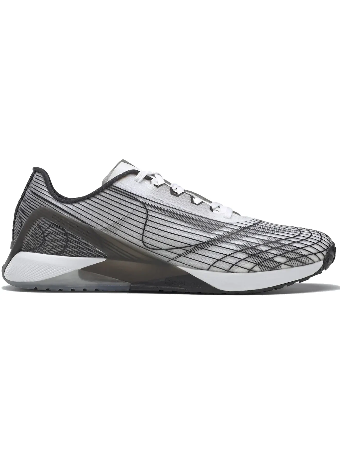 Кроссовки мужские Reebok Nano X1 Pursuit, для фитнеса — изображение 1 из 1, белые с черным