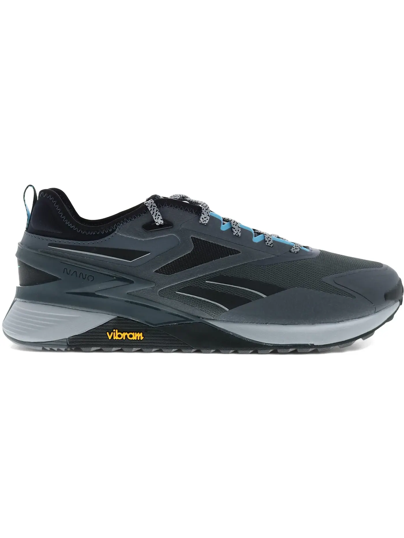 Кроссовки мужские Reebok Lifestyle Nano X3 Adventure, повседневные — изображение 1 из 1, серый/черный/голубой