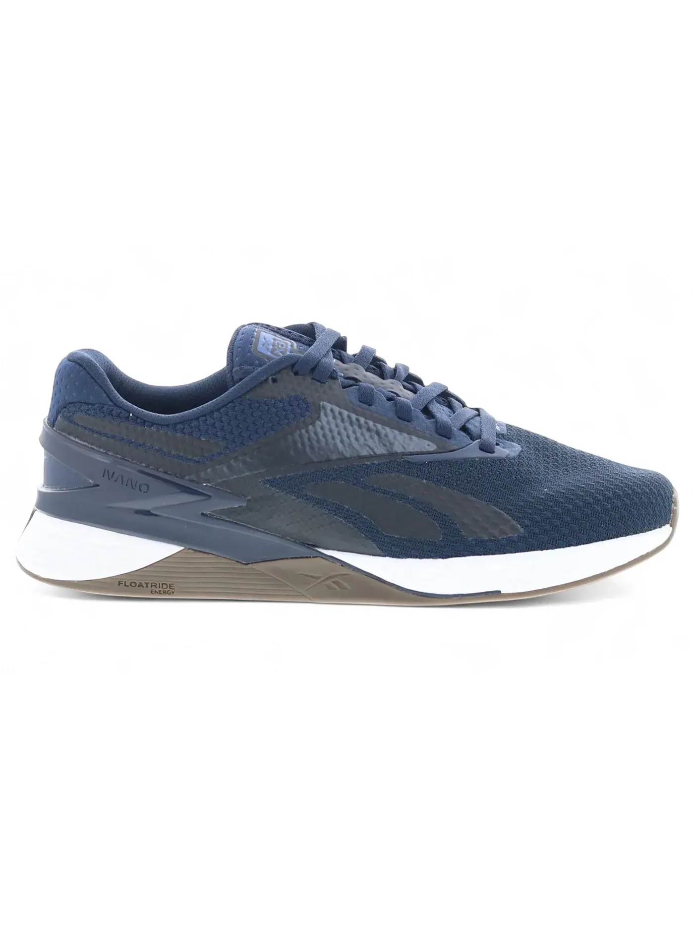 Кроссовки мужские Reebok Nano X3 для фитнеса — изображение 1 из 1, темно-синий черный