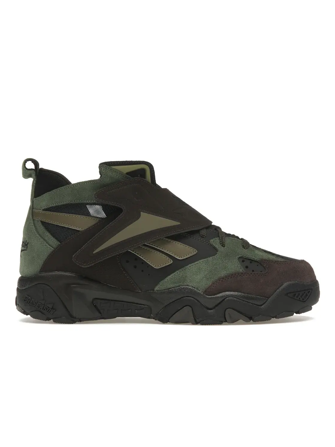 Кроссовки мужские Reebok Preseason 94, Lifestyle — изображение 1 из 4, черный/темный/зеленый