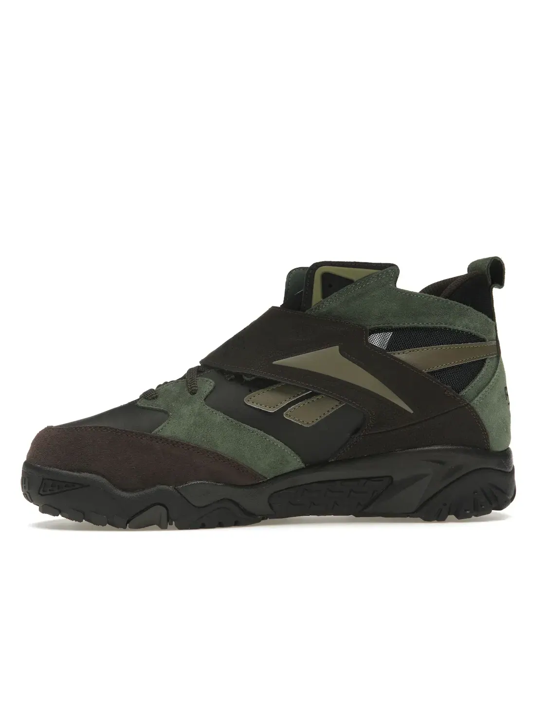 Кроссовки мужские Reebok Preseason 94, Lifestyle — изображение 3 из 4, черный/темный/зеленый