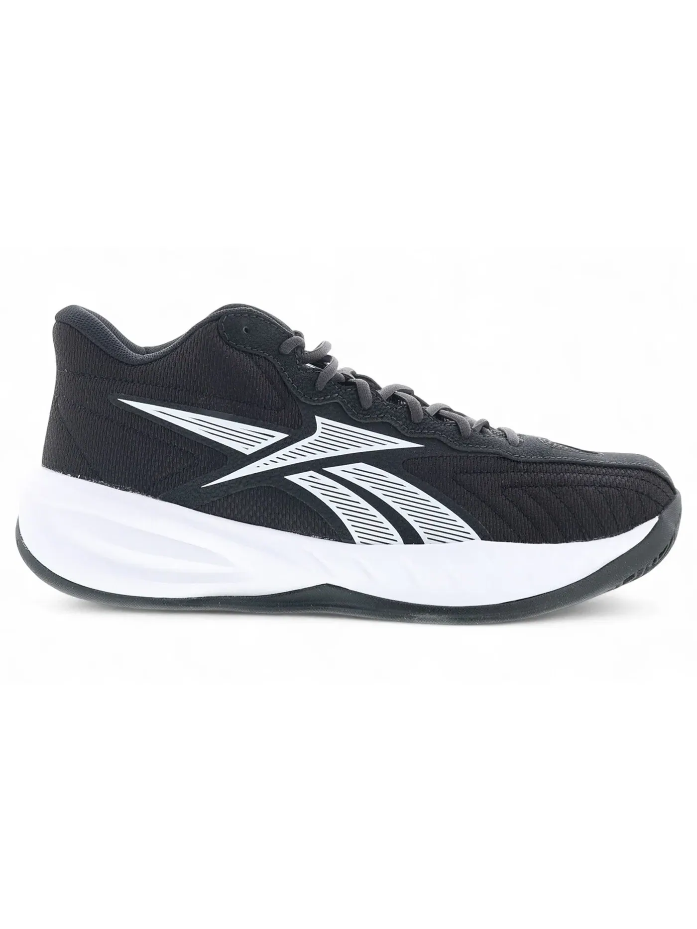 Кроссовки мужские Reebok Press, с принтом — изображение 1 из 1, черный/белый/черный