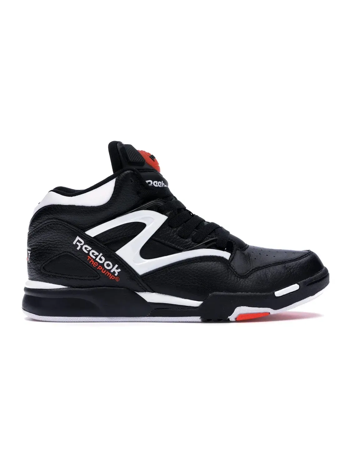 Кроссовки мужские Reebok Pump Omni Lite, с технологией HEXALITE — изображение 1 из 4, черный/белый-оранжевый
