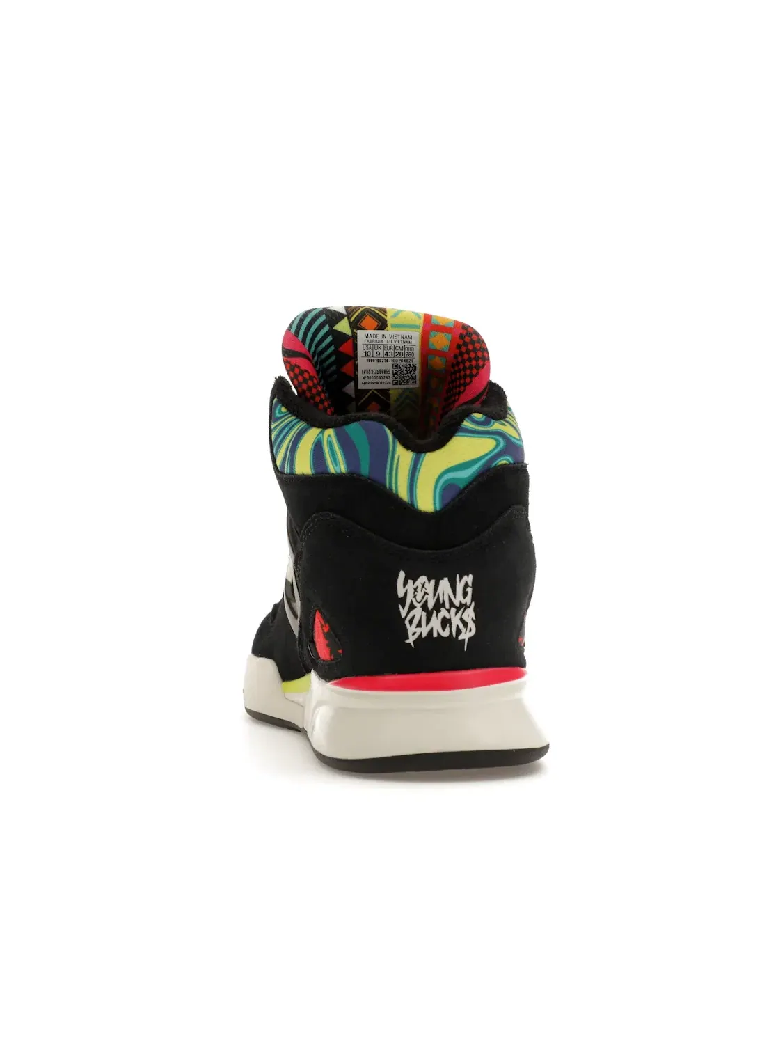 Кроссовки мужские Reebok Pump Omni Zone 2, Lifestyle — изображение 4 из 4, черный/фиолетовый