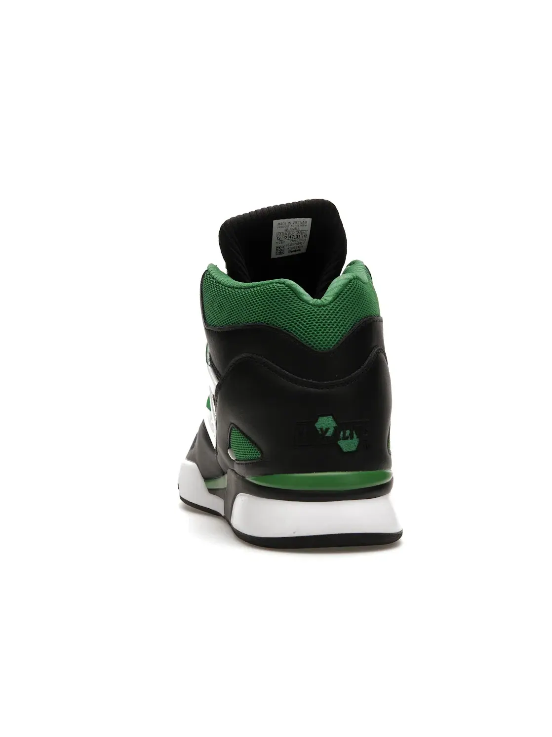 Кроссовки мужские Reebok Pump Omni Zone II, Lifestyle — изображение 4 из 4, черный/зеленый/белый