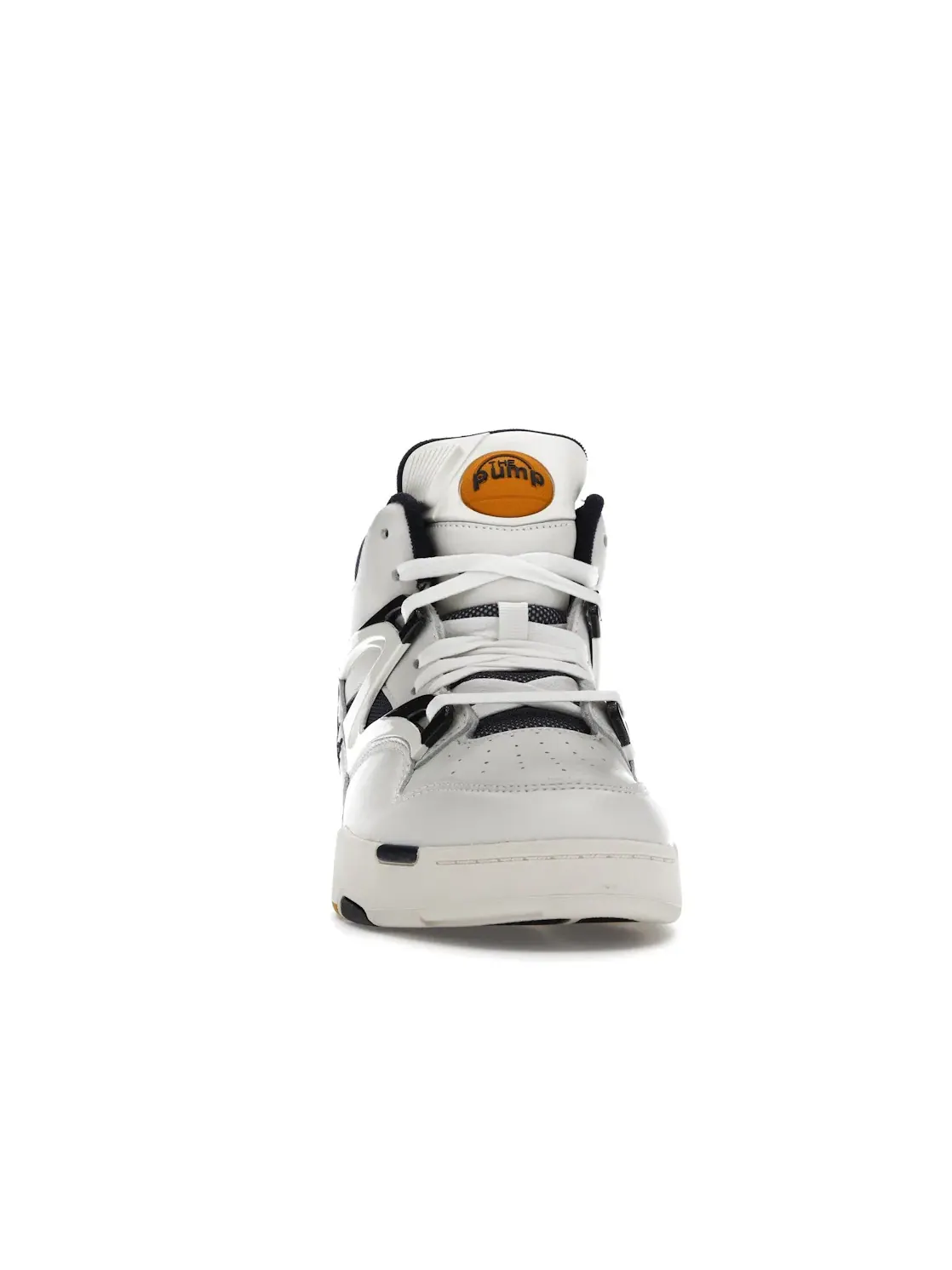Кроссовки мужские Reebok Pump Omni Zone II Lifestyle, с технологией Pump — изображение 2 из 4, темно-синий-золотистый