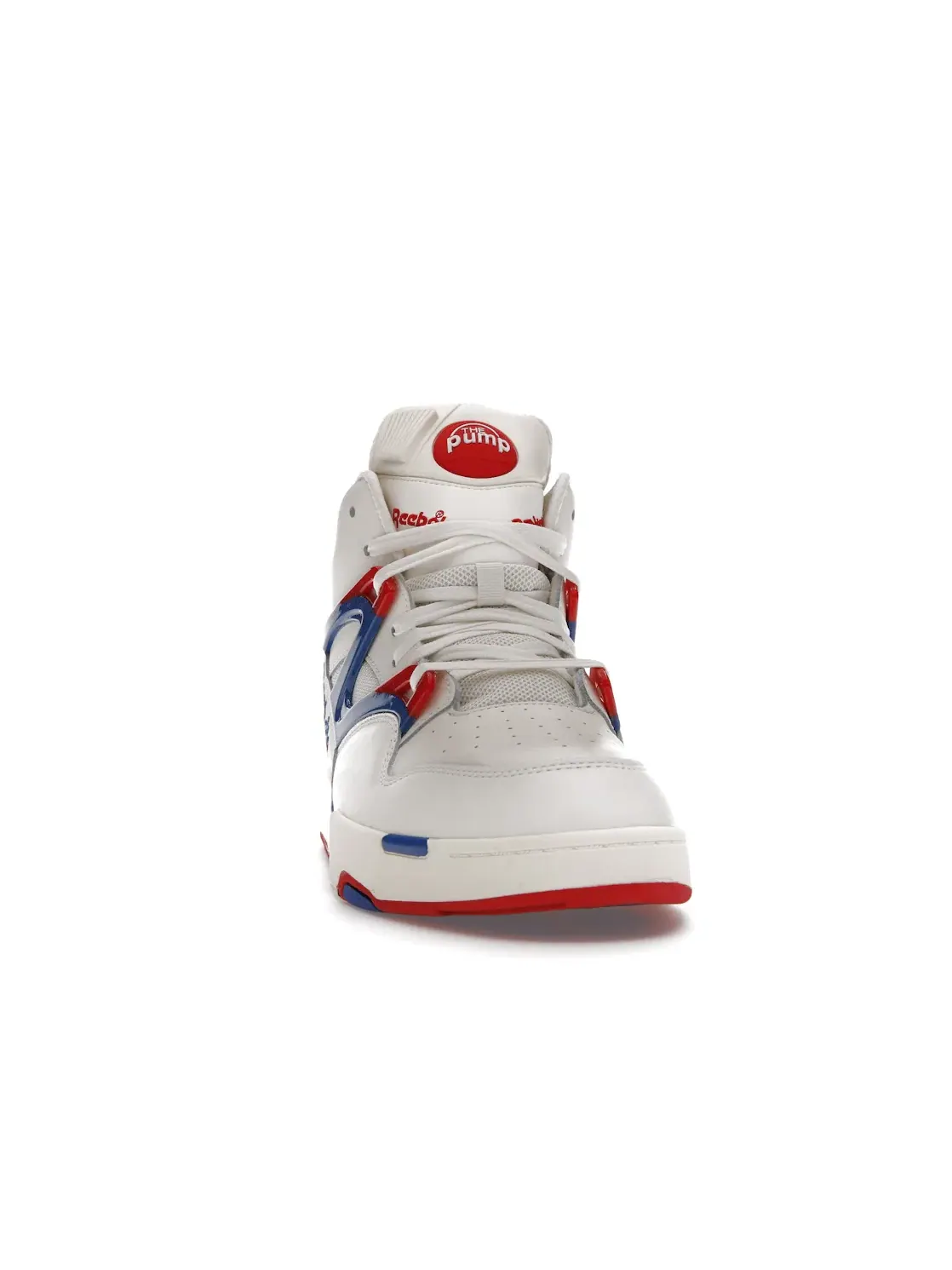 Кроссовки мужские Reebok Pump Omni Zone II, Lifestyle, с технологией Pump — изображение 2 из 4, синий красный