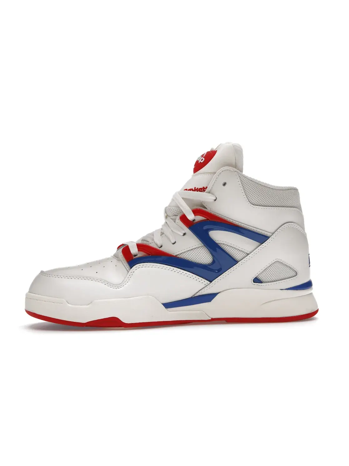 Кроссовки мужские Reebok Pump Omni Zone II, Lifestyle, с технологией Pump — изображение 3 из 4, синий красный