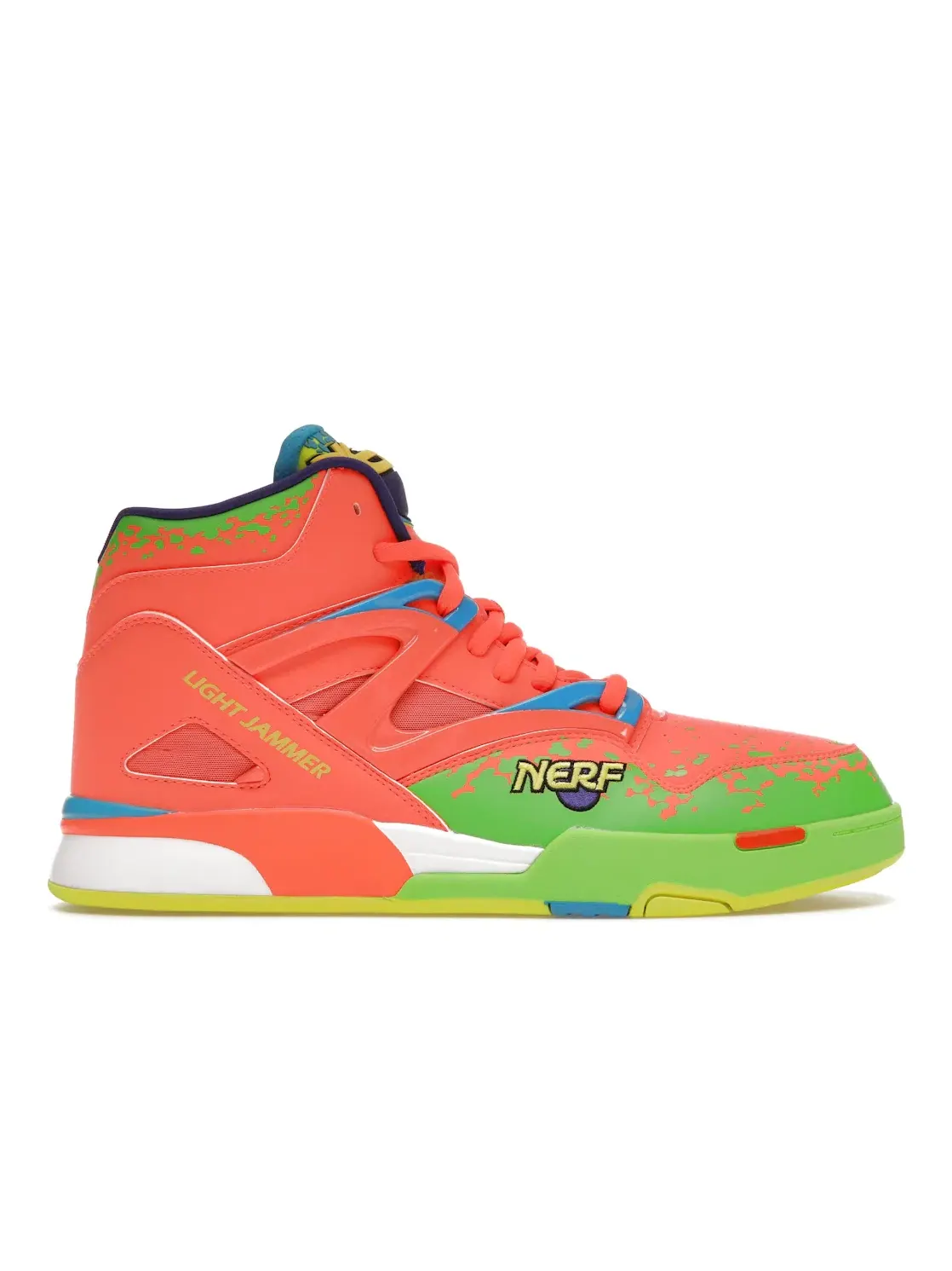 Кроссовки мужские Reebok Pump Omni Zone II, с технологией Pump — изображение 1 из 4, оранжевый//желтый