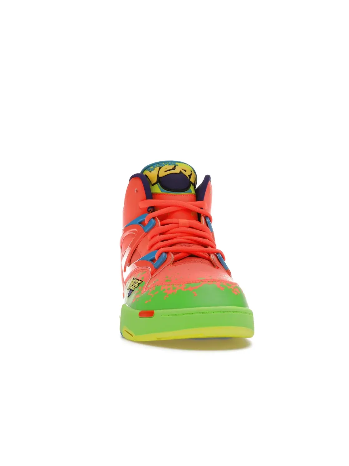 Кроссовки мужские Reebok Pump Omni Zone II, с технологией Pump — изображение 2 из 4, оранжевый//желтый