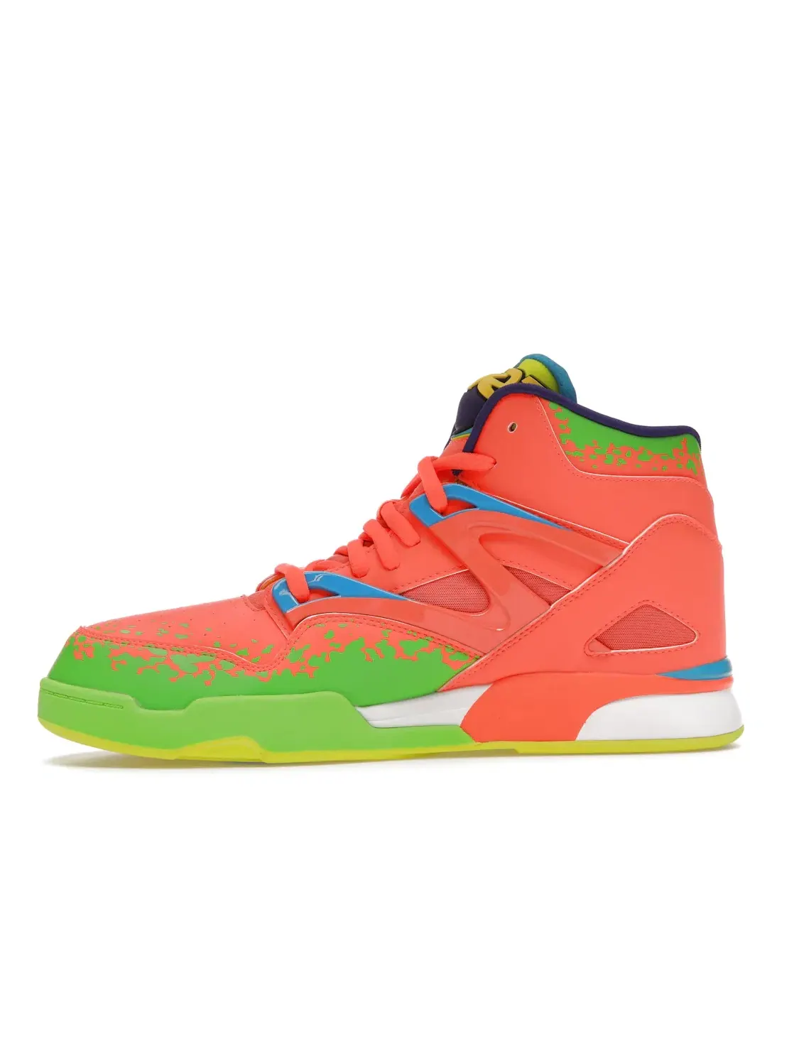 Кроссовки мужские Reebok Pump Omni Zone II, с технологией Pump — изображение 3 из 4, оранжевый//желтый