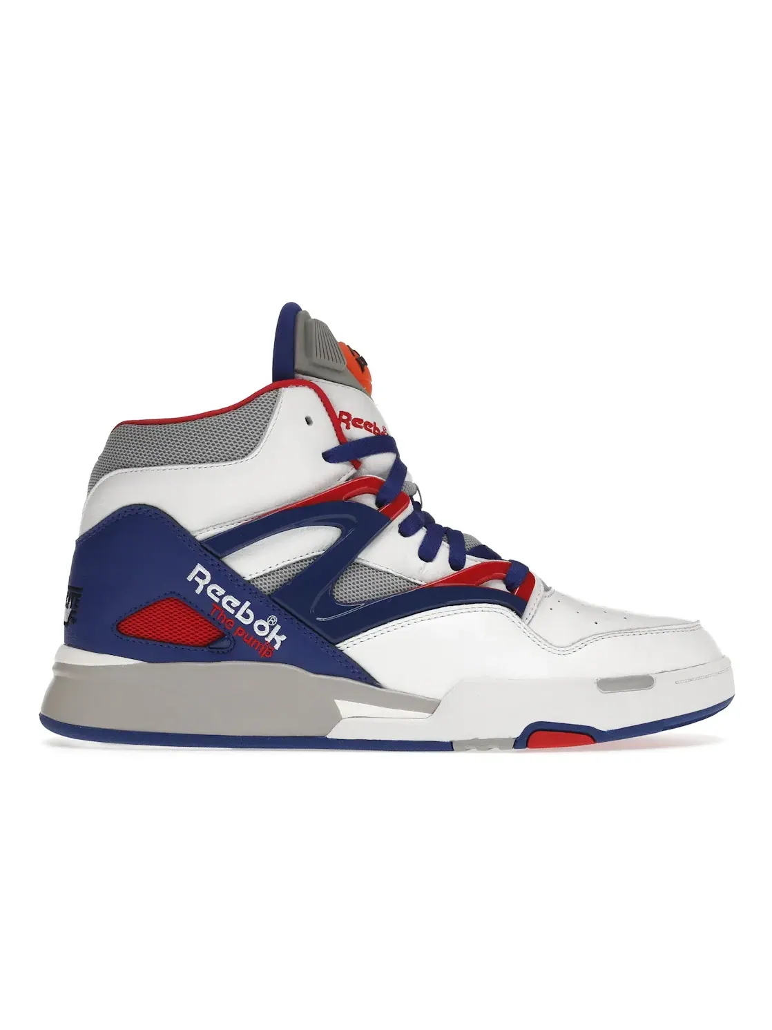 Кроссовки мужские Reebok Pump Omni Zone II, с технологией Pump — изображение 1 из 4, белый/яркий/красный