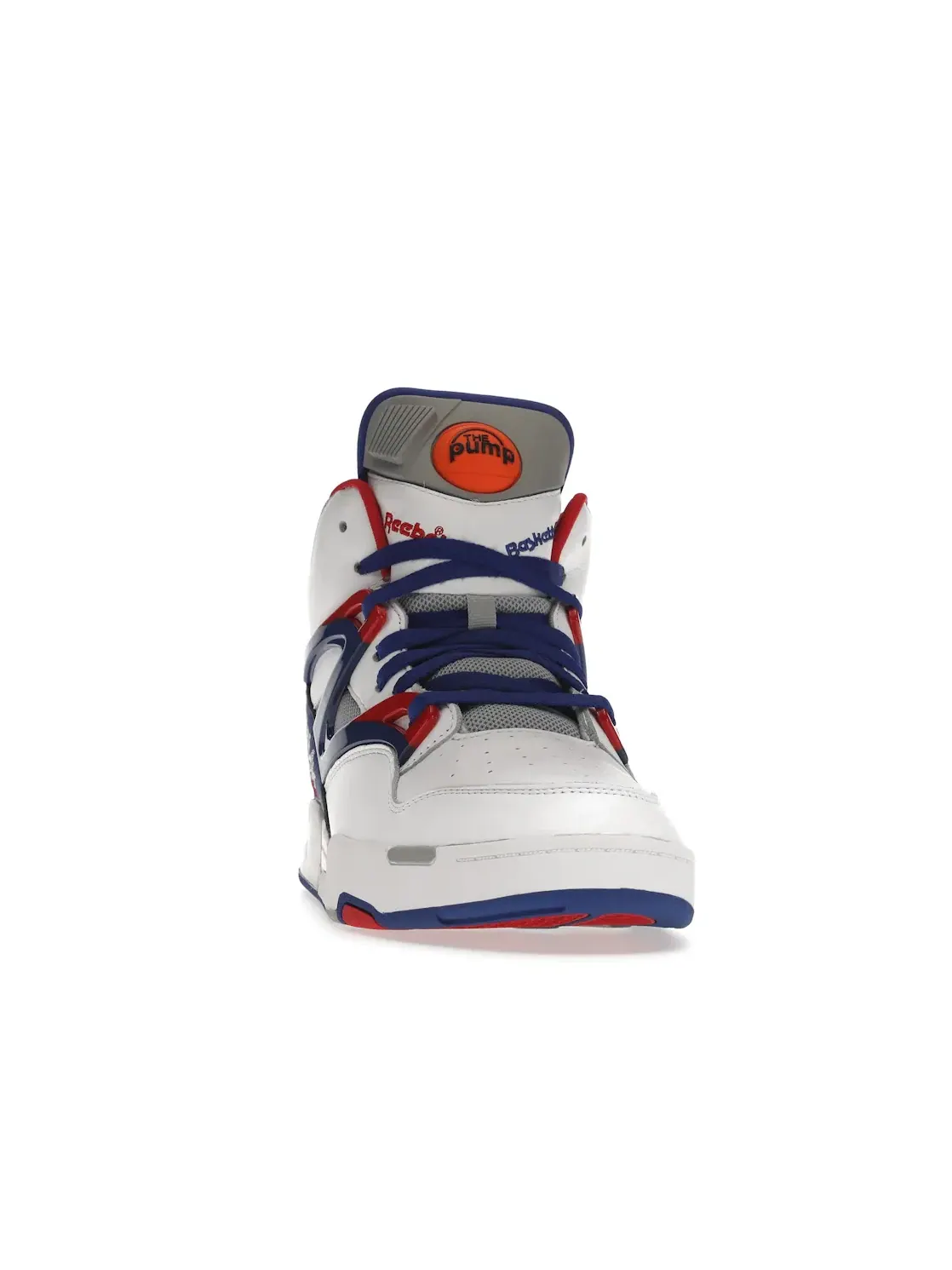 Кроссовки мужские Reebok Pump Omni Zone II, с технологией Pump — изображение 2 из 4, белый/яркий/красный