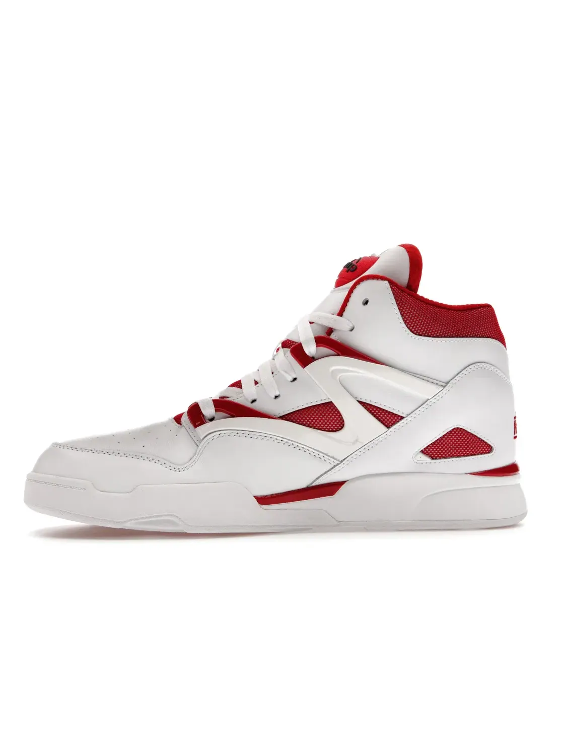 Баскетбольные кроссовки Reebok Pump Omni Zone II высокие, с технологией Hexalite — изображение 3 из 4, белый/красный