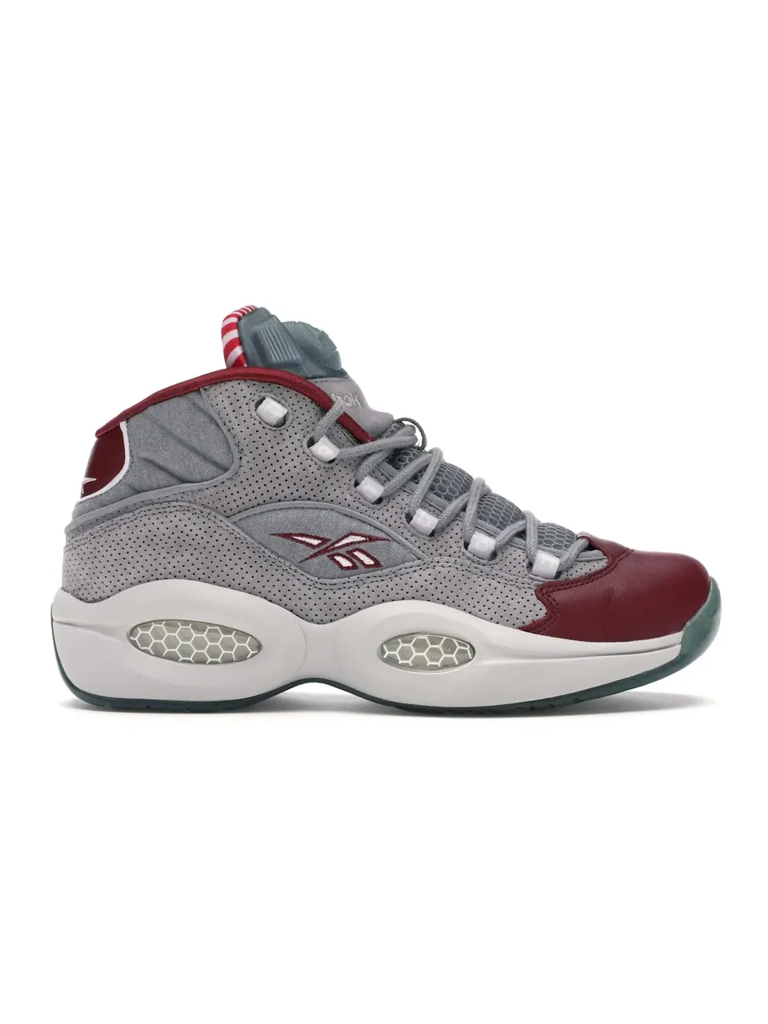 Кроссовки мужские Reebok Pump Question Lifestyle, Lifestyle — изображение 1 из 4, серый/красный-белый