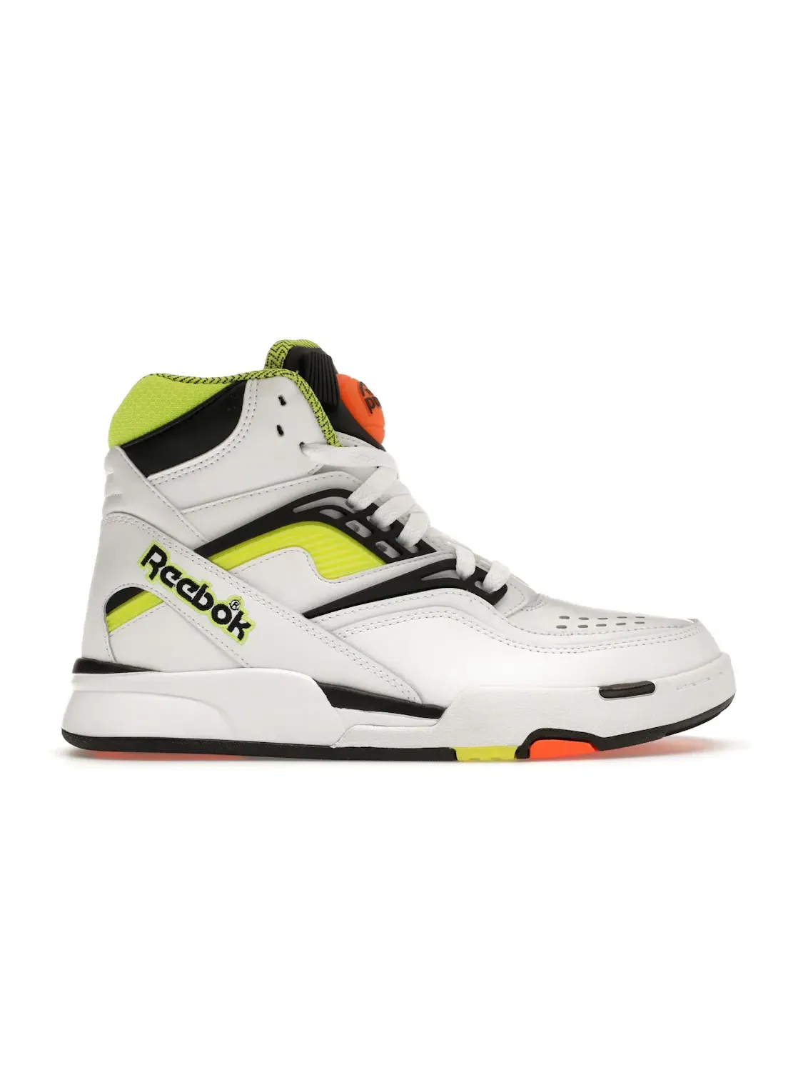 Кроссовки мужские Reebok Pump TZ Lifestyle, с технологией Pump — изображение 1 из 4, белый/черный/желтый