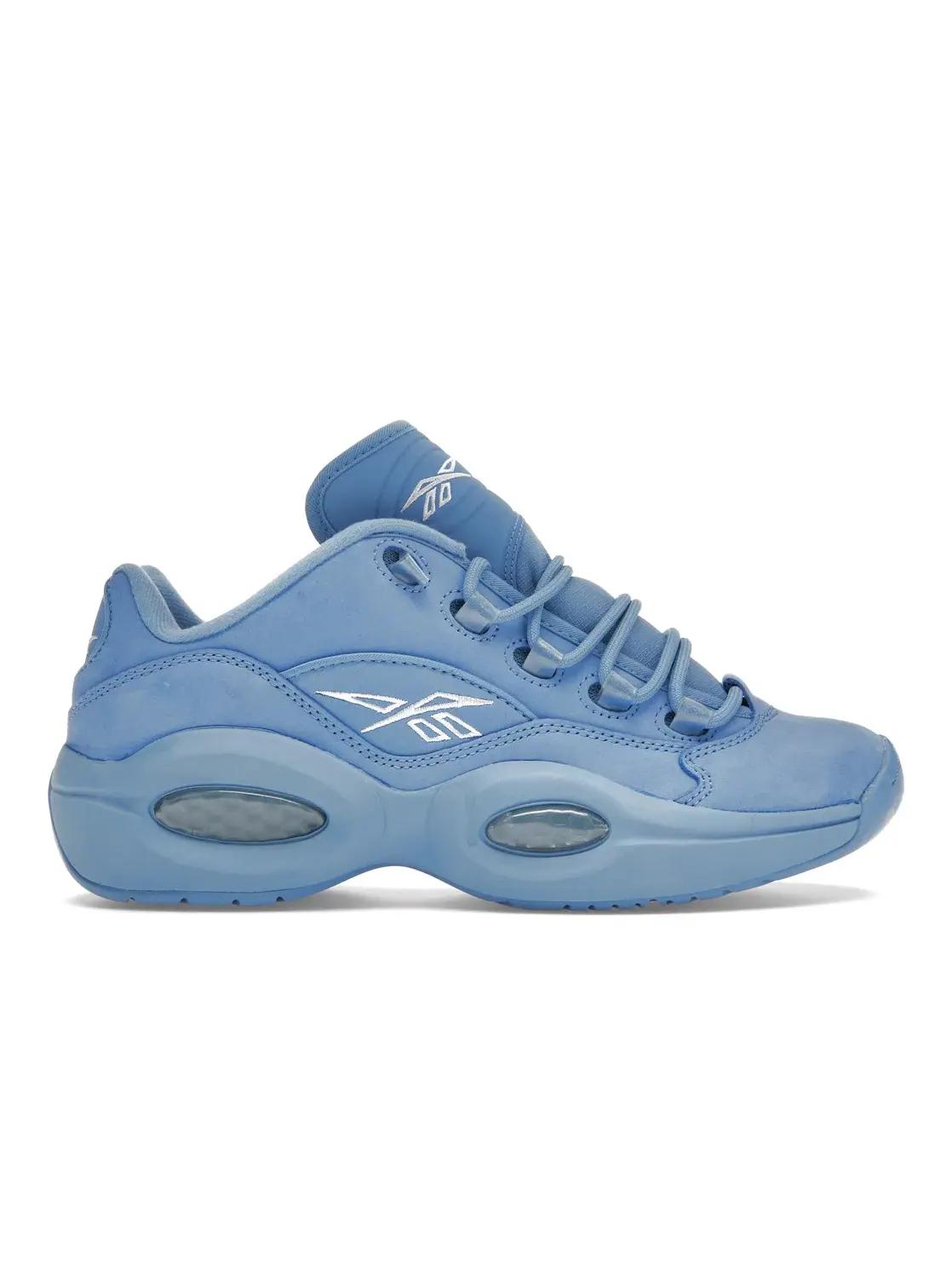 Кроссовки Reebok Question Low Essential Blue с замшевой отделкой — изображение 1 из 4, синий