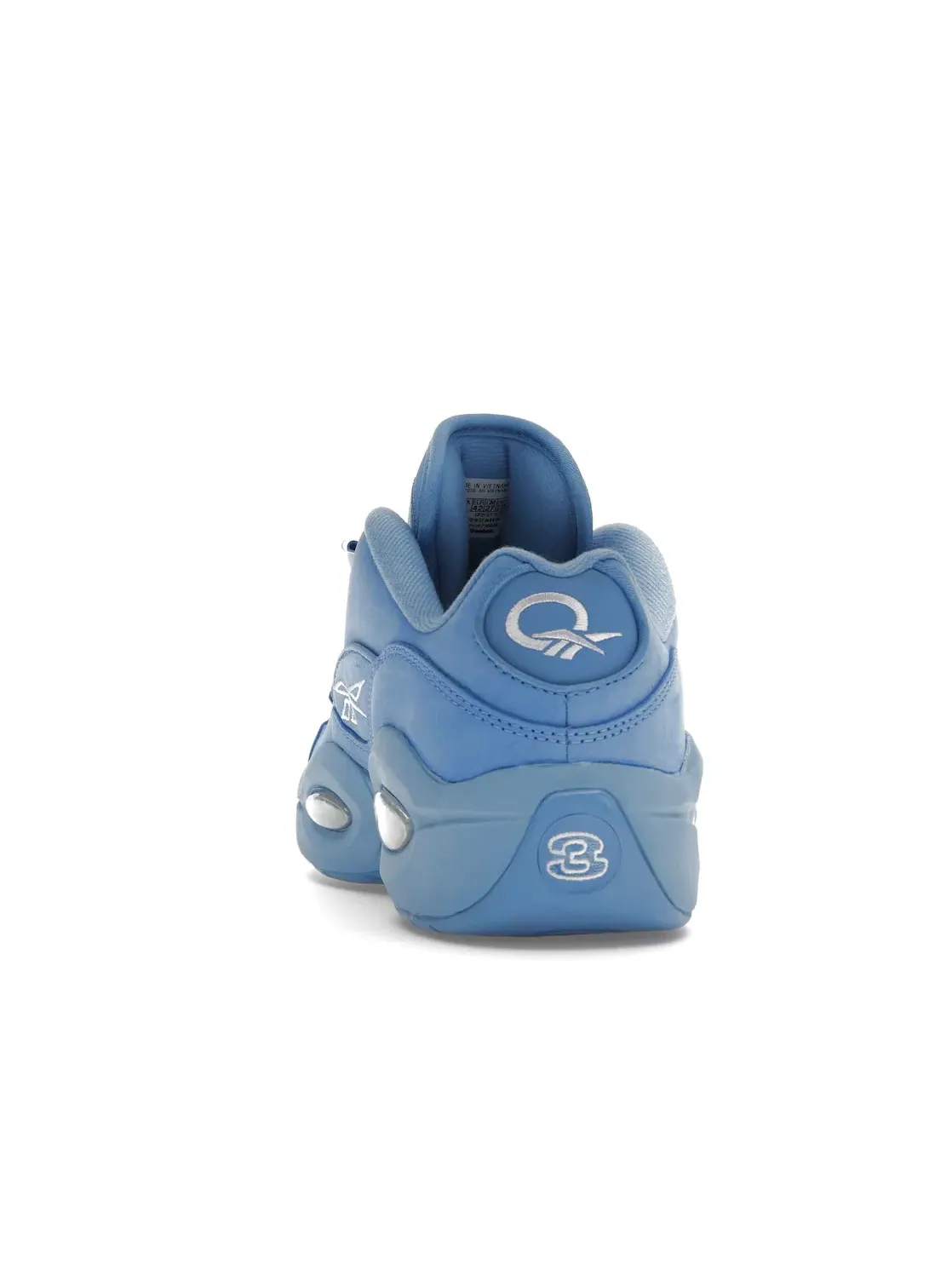 Кроссовки Reebok Question Low Essential Blue с замшевой отделкой — изображение 4 из 4, синий
