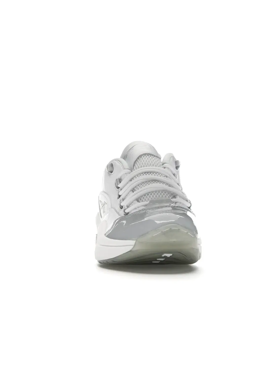 Кроссовки мужские Reebok Question Low, с контрастным мысом — изображение 2 из 4, белый/серый-серый