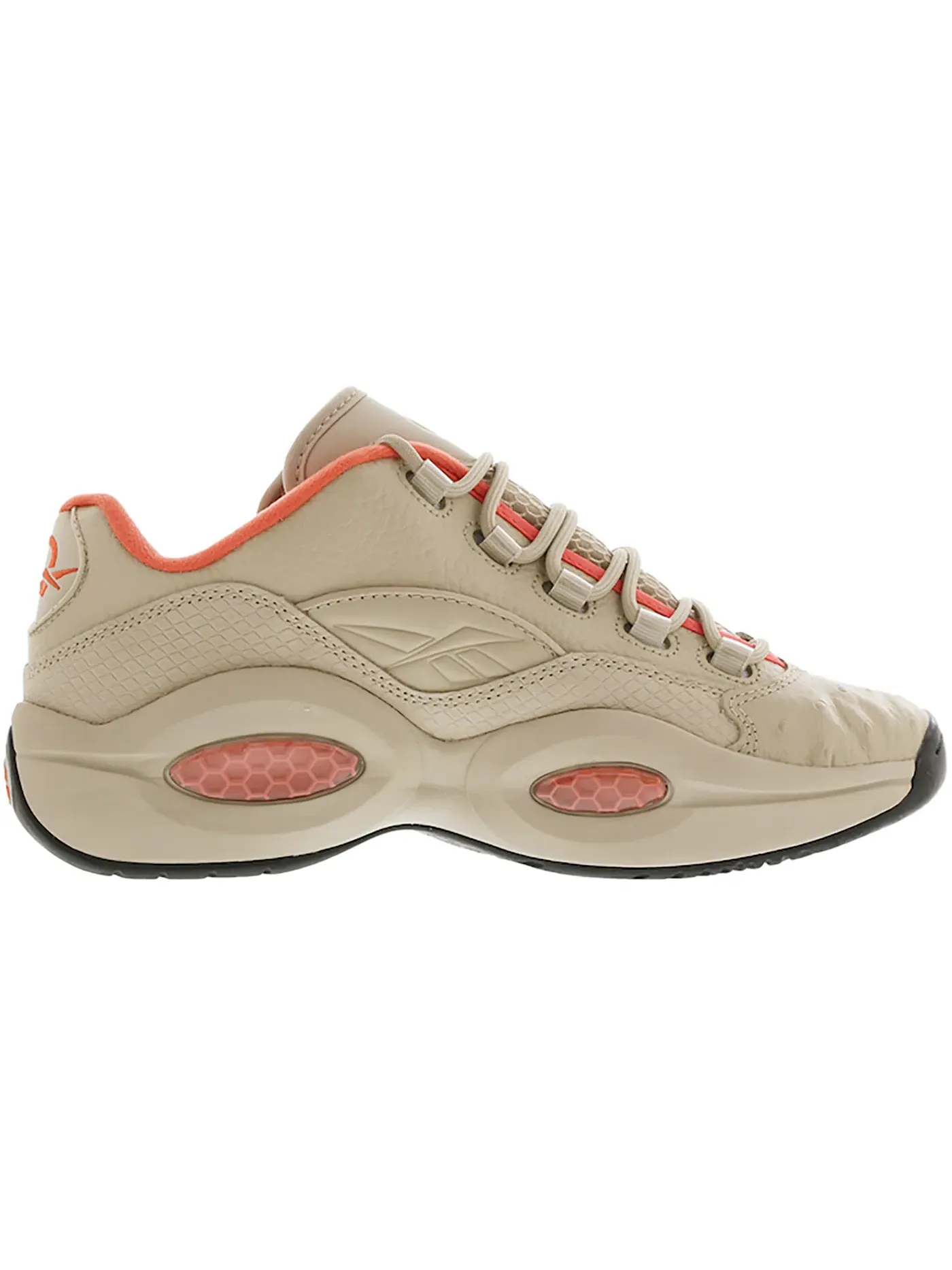 Кроссовки Reebok Question Low Lifestyle — изображение 1 из 1, бежевый/оранжевый-черный