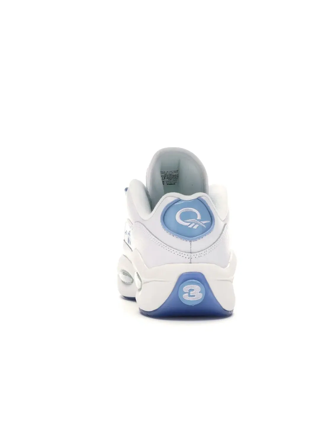 Кроссовки мужские Reebok Question Low, с патентованным мысом — изображение 4 из 4, белый/синий