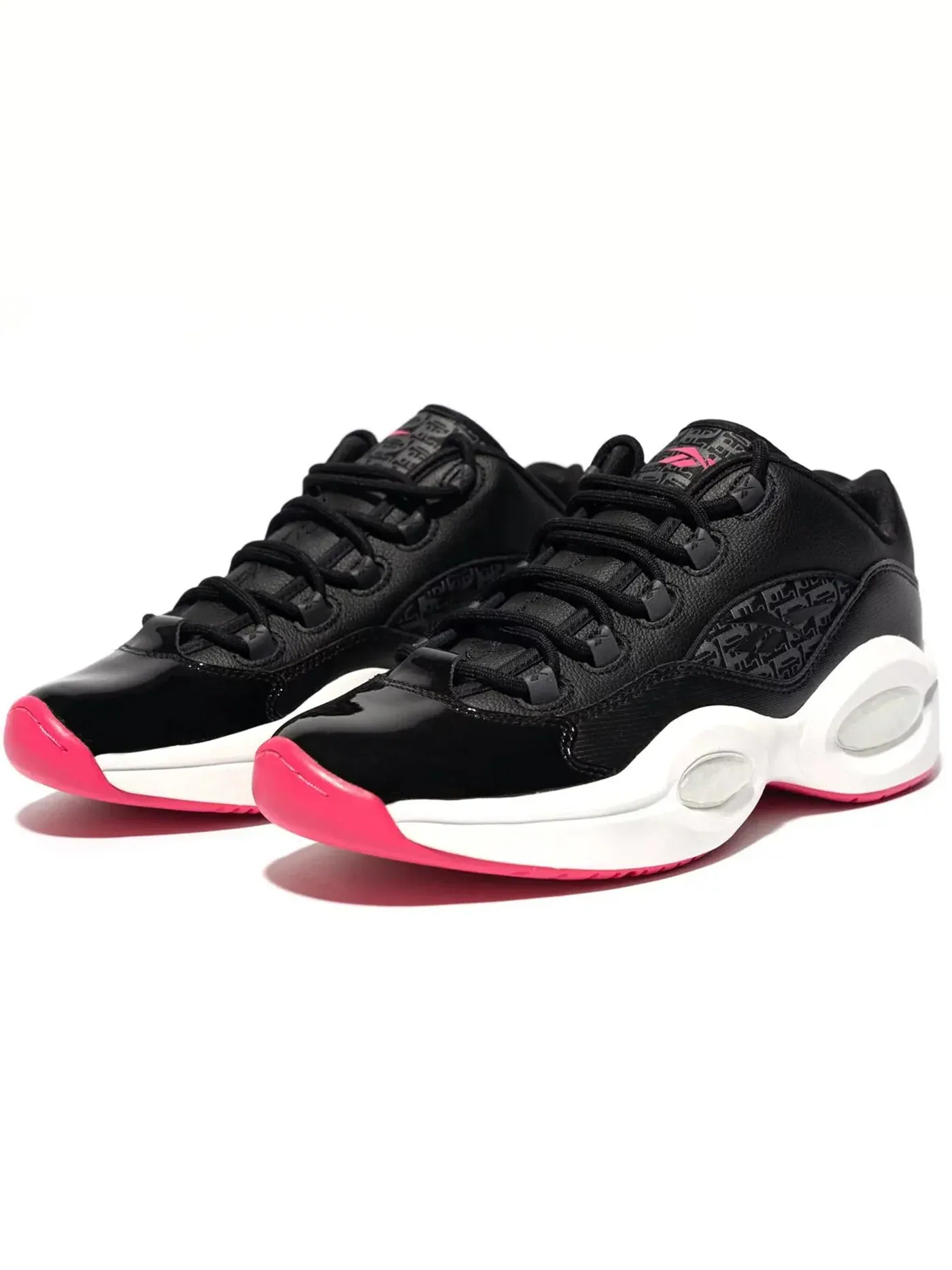 Кроссовки мужские Reebok Question Low PHANTACi Obscure Luxury — изображение 1 из 3, черный/розовый/белый
