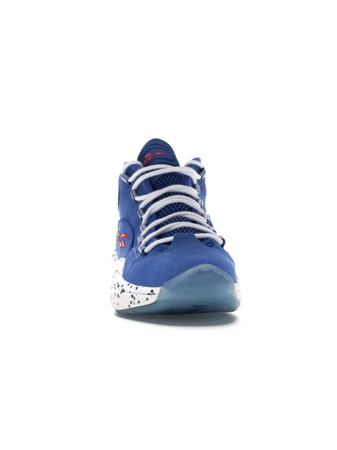 Кроссовки мужские Reebok Question Mid #1 Draft Pick, кожа и текстиль — изображение 2 из 4, белый-красный