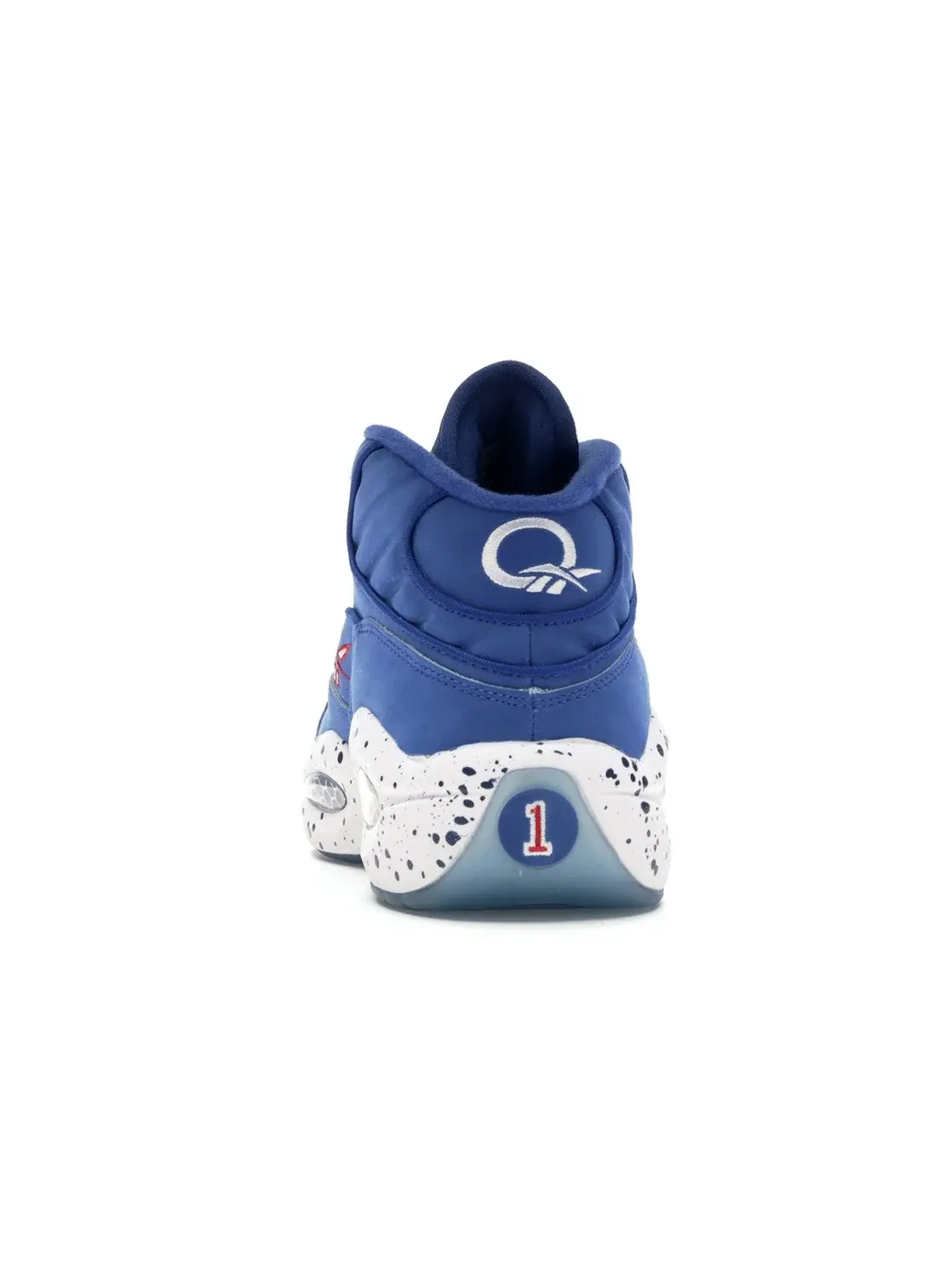 Кроссовки мужские Reebok Question Mid #1 Draft Pick, кожа и текстиль — изображение 4 из 4, белый-красный